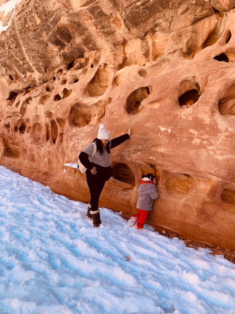 Capitol Reef National Park during winter. Places to visit in Utah during winter.