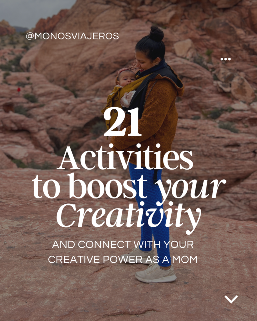 activities to boost creativity as a creator mom